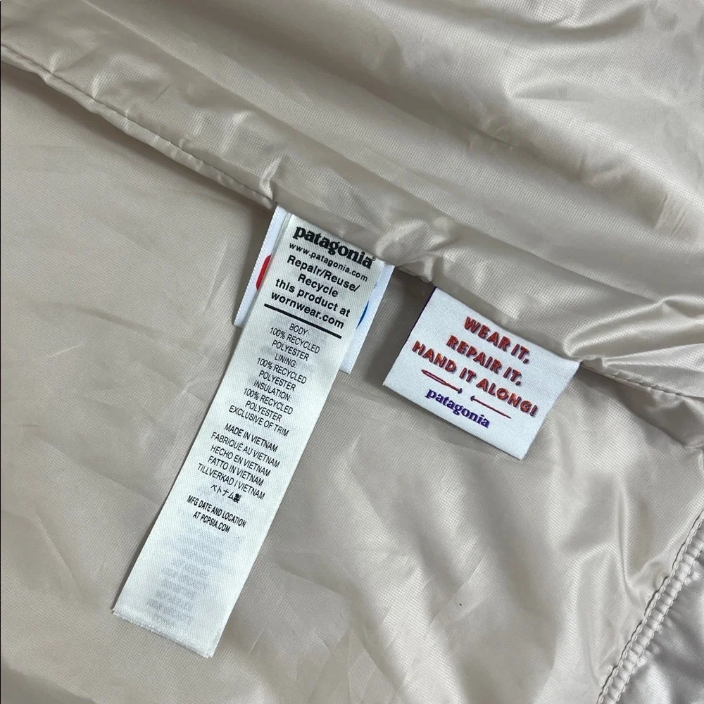 Patagonia Sz Large Re-tool Jacket Hybrid Cream (Fall '24) EUC